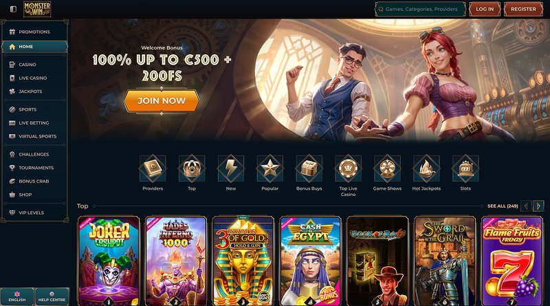 Découvrez monsterwin casino app
